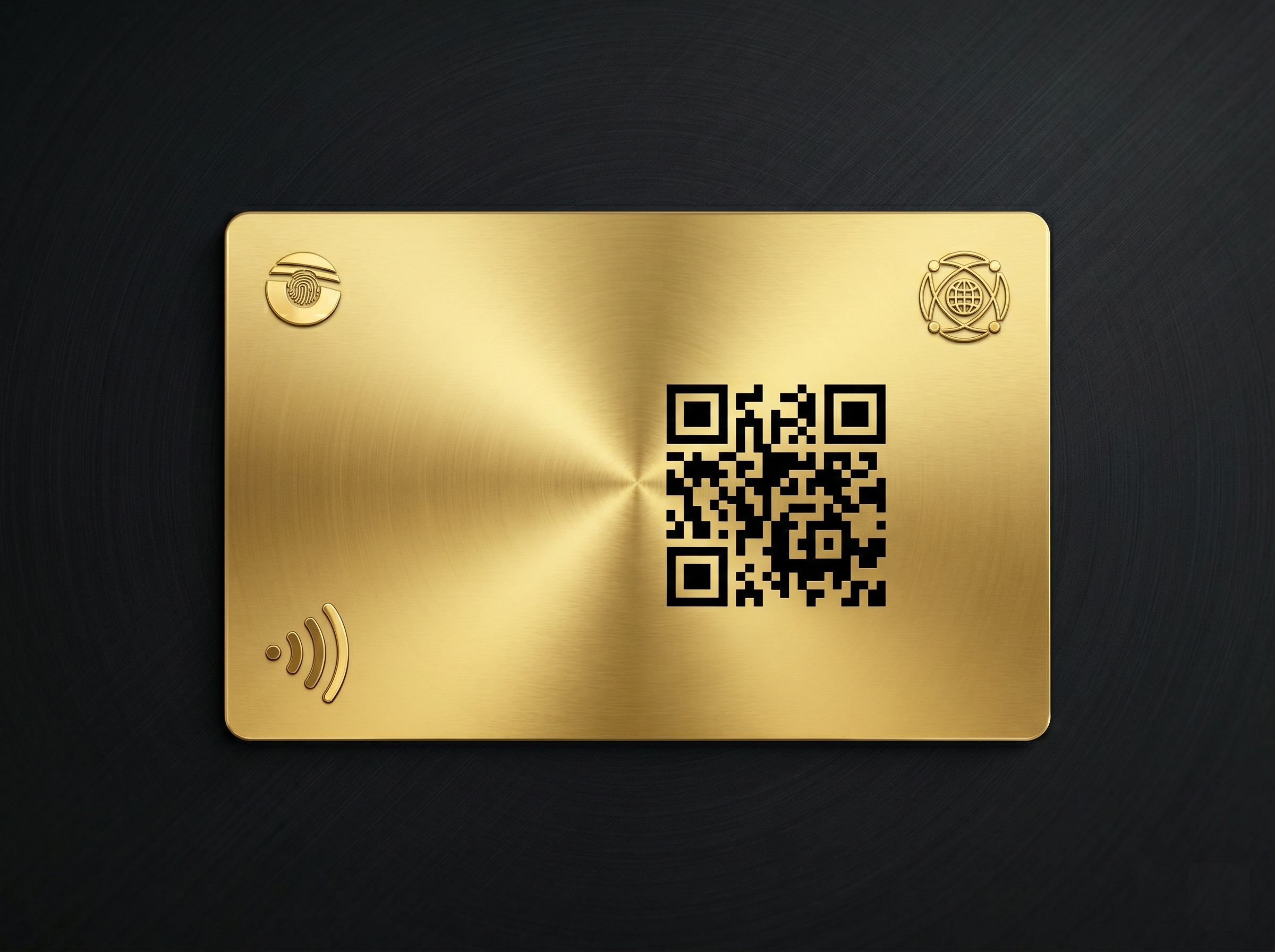 Gold Metal Card